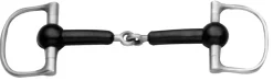 Hard Rubber Jointed Dee Ring Snaffle Bit