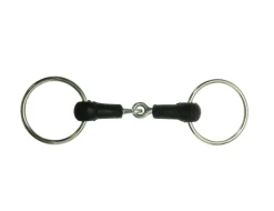 Hard Rubber Jointed Loose Ring Snaffle Bit