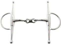 Jp Korsteel Stainless Steel French Link Full Cheek Eggbutt Snaffle Bit