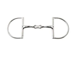 Jp Korsteel Stainless Steel French Link Hunter Dee Ring Snaffle Bit
