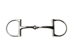 JP Korsteel Stainless Steel Regular Dee Ring Snaffle Bit