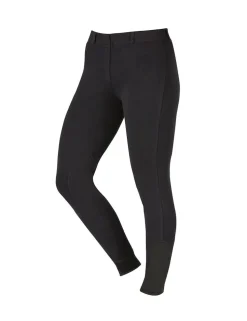Ladies Knee Patch Pull On Schooling Breeches