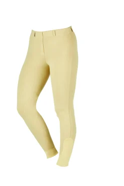 Ladies Knee Patch Pull On Schooling Breeches