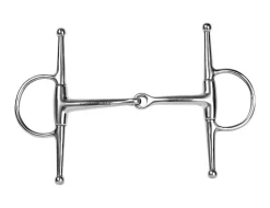 Medium Weight Full Cheek Eggbutt Snaffle Bit