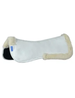 Memory Foam Comfort Fleece Edged Half Pad