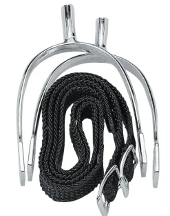 Pow Never Rust Spurs With Straps