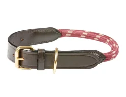 Rope Leather Dog Collar