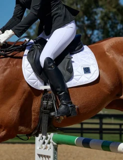 Satin Luxe Air-Tec Euro Jump Shaped Saddle Pad