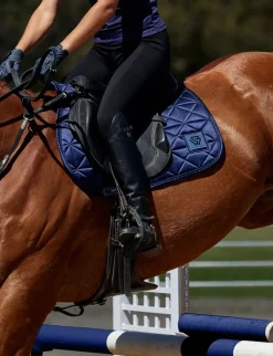 Satin Luxe Air-Tec Euro Jump Shaped Saddle Pad