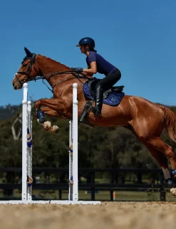 Satin Luxe Air-Tec Euro Jump Shaped Saddle Pad