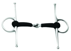 Soft Rubber Full Cheek Snaffle Bit