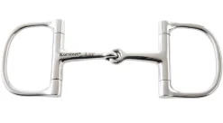 Stainless Steel Barrel Dee Ring Snaffle Bit