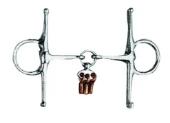 Stainless Steel Copper Keys Training Full Cheek Snaffle Bit