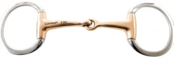 Stainless Steel Copper Mouth Eggbutt Snaffle Bit