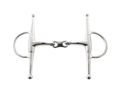 Stainless Steel French Link Full Cheek Snaffle Bit