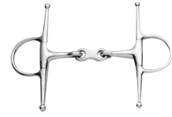 Stainless Steel French Link Full Cheek Snaffle Bit