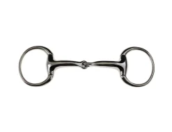 Stainless Steel Heavy Weight Solid Mouth Eggbutt Snaffle Bit