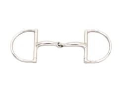 Stainless Steel Hunter Dee Ring Snaffle Bit