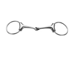 Stainless Steel Jointed Loose Ring Eggbutt Snaffle Bit