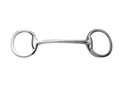 Stainless Steel Mullen Mouth Eggbutt Snaffle Bit