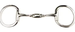 Stainless Steel Oval Link Eggbutt Snaffle Bit