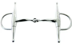 Stainless Steel Slow Twist Full Cheek Snaffle Bit