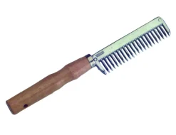 Wood Handle Aluminium Pulling Comb